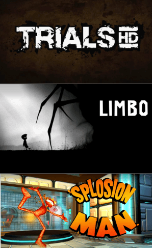 Triple Pack: Limbo, Trials HD, Splosion Man screenshot 2 for Xbox 360